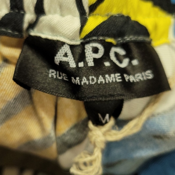 A.P.C Multi Color Animal Print Pants - Picture 4 of 7